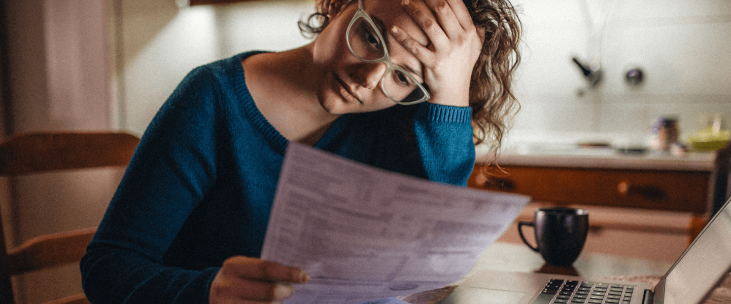 A woman dealing with chapter 12 bankruptcy