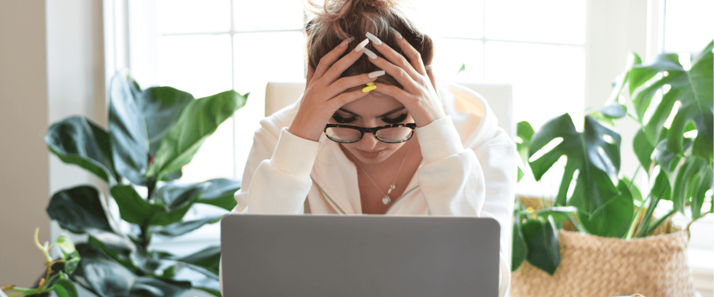 A woman trying to understand her 524 score.