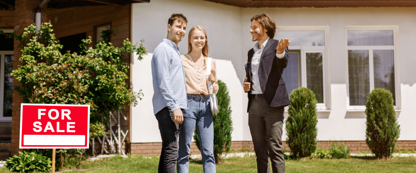 A couple getting ready to purchase a home.