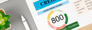 An 800 credit score.
