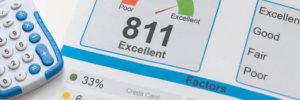 Credit report with an 811 score