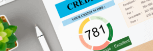 A 781 credit score.