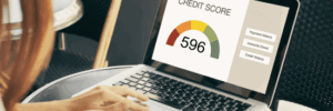 A 596 credit score 